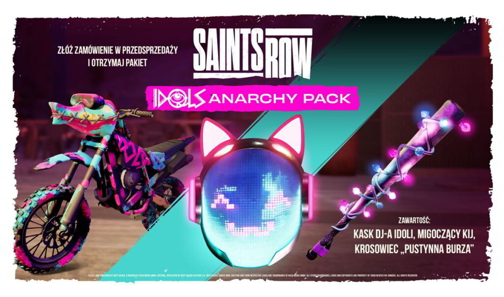 Saints Row Edycja Premierowa The Idols Anarchy Pack