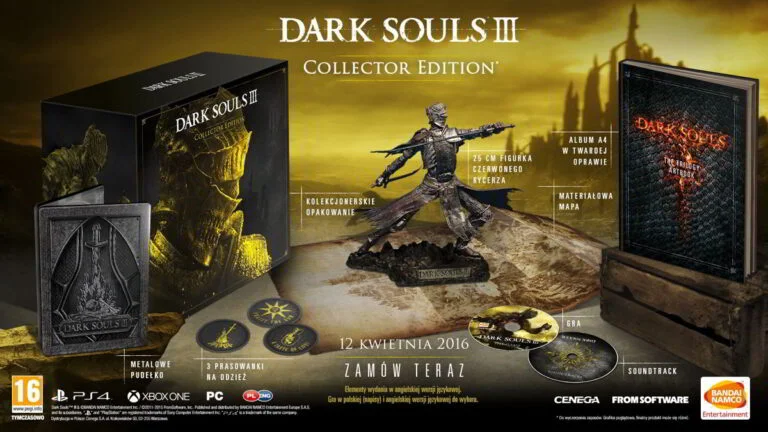 Dark Souls 3 Edycja Kolekcjonerska Collector Edition
