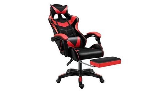 Fotel gamingowy Cerlo Fox 2 czarno-czerwony