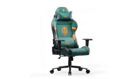 Fotel gamingowy Diablo Chairs X-One 2.0 World of Tanks zielony