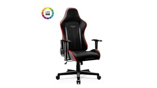 Fotel gamingowy Diablo Chairs X-Starter RGB LED czarny