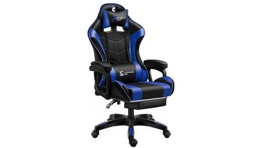 Fotel gamingowy Ekspand FG02 czarno-niebieski