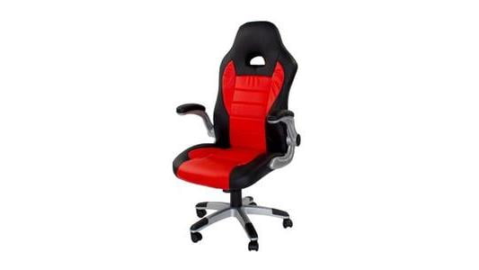 Fotel gamingowy Escal L701 czarno-czerwony