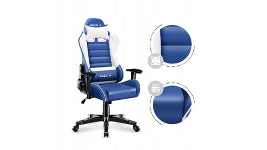 Fotel gamingowy Huzaro Ranger 6.0 niebiesko-biały