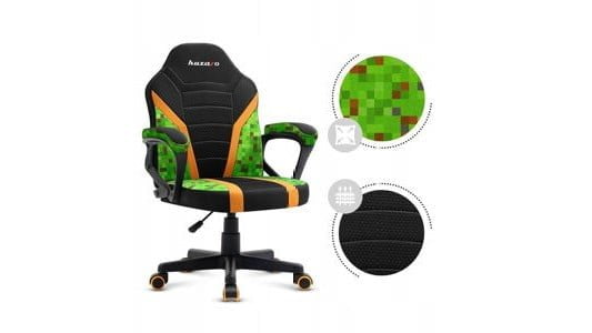 Fotel gamingowy Huzaro Ranger 1.0 czarno-zielony