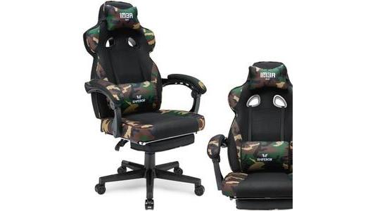 Fotel gamingowy IMBA Seat Emperor Camo czarny-moro
