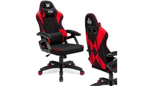 Fotel gamingowy IMBA Seat Guardian czarno-czerwony