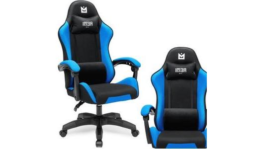 Fotel gamingowy IMBA Seat Strider czarno-niebieski