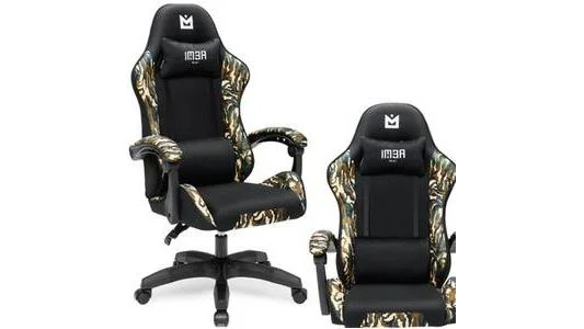 Fotel gamingowy IMBA Seat Strider Camo czarny-moro