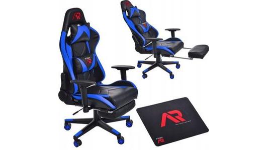 Fotel gamingowy Jumi Aragon czarno-niebieski