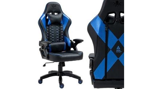 Fotel gamingowy Kraken Feyton czarno-niebieski