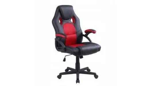 Fotel gamingowy Media-Comp Junior czarno-czerwony