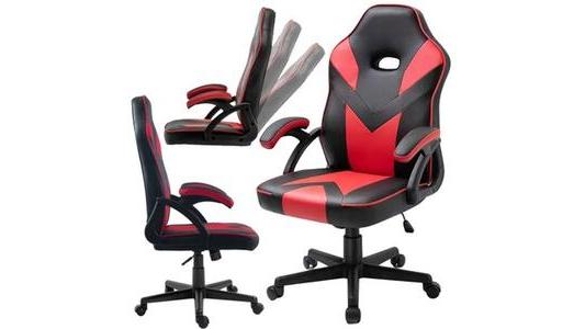 Fotel gamingowy Mirpol Pixel czarno-czerwony