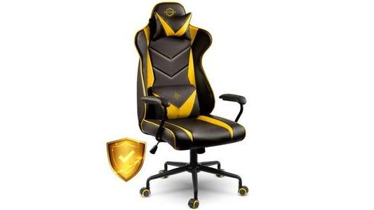 Fotel gamingowy Sofotel Hydra czarno-żółty